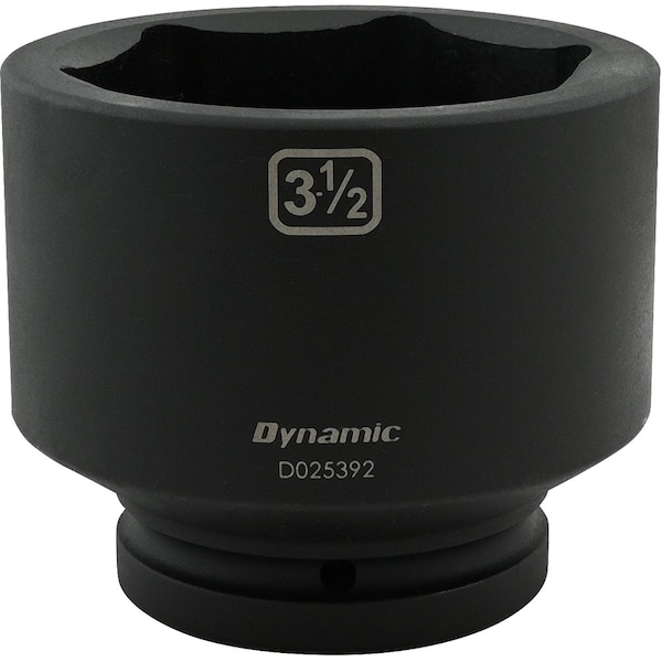 1" Drive Standard Socket, Black Phosphate, Tools 3-1/2" X 1" Drive, 6 Point Standard Length